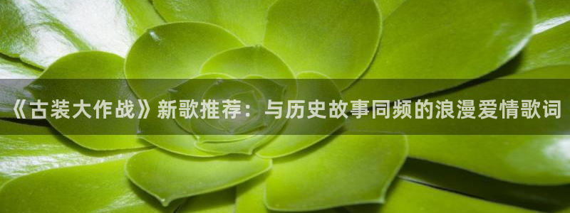 伦理影院在线：《古装大作战》新歌推荐：与历史故事同频的浪漫爱情歌词